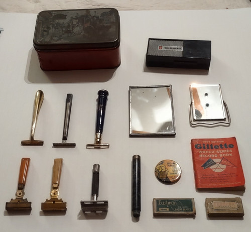Vintage safety razor lot - safety,
