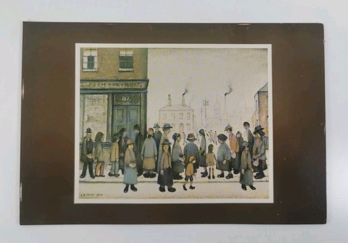 Vintage lowry art print - vintage,