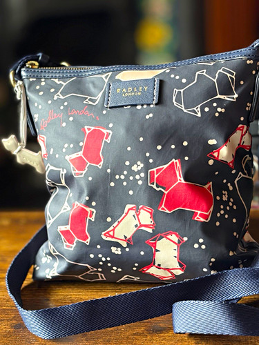 Radley london navy dog print - radley,