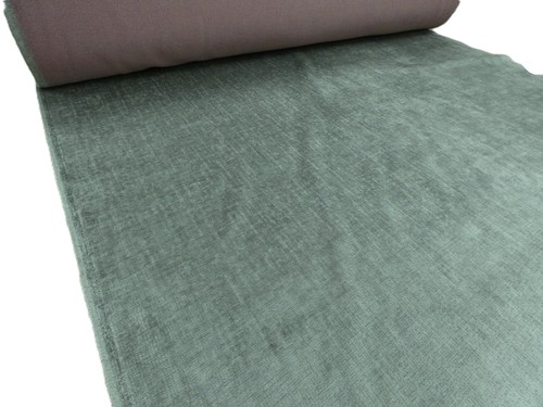 Green chunky chenille - green,