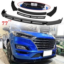 For Hyundai Tucson 2005-2025 Glossy Front Bumper Lip Splitter Spoiler Body Kit