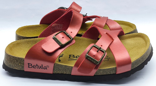Betula birkenstock red slip - red, on