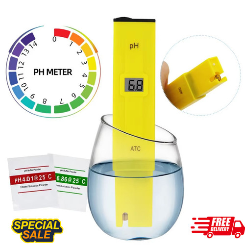Digital meter pen with - ph,