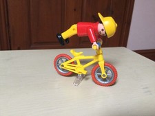 Playmobil Bicycle: BMX Bike with boy rider in a cap - very cool!