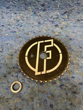 Federal BMX chainring - 39t - Mid School BMX - Black + adaptor. 