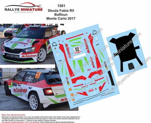 Decals ref 1501 skoda - decals,