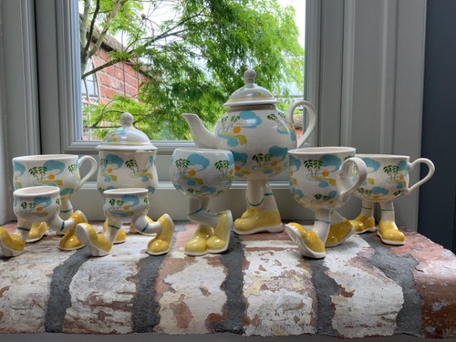 Carlton walking ware tea set - carlton,
