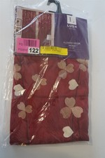 Lush Decor Flower Drop Red