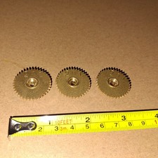 3 X #? SPECIAL ORDER ENGINEERED MECCANO COMPATIBLE 40 TEETH SPUR GEAR(1/16" FACE