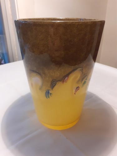 Strathearn vase yellow and - strathearn, vase.