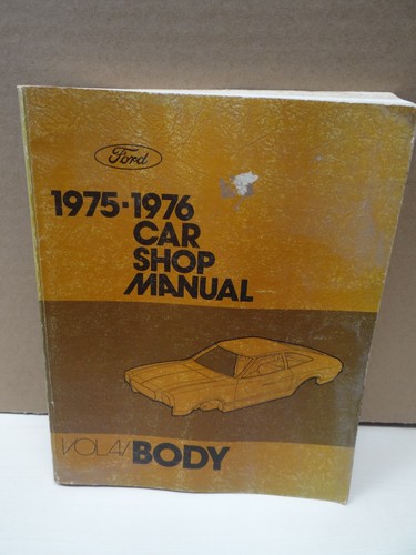 1975 1976 ford car shop - car, manual