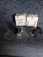 2 X (model 50) Genuine Rubbolite Frront Marker Lights And Mounting Brackets