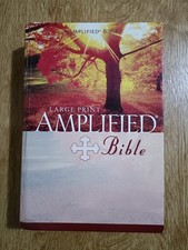 Amplified Holy Bible LARGE PRINT Captures Meaning Behind Original Greek Hebrew