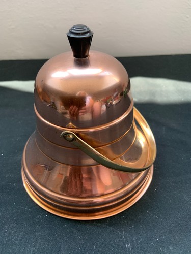 Vintage copper bell - , tea