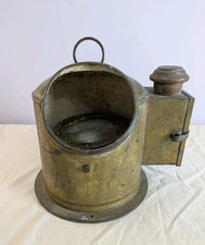Vintage Ship Binnacle Compass Navigation System Brass Antique Gimbal