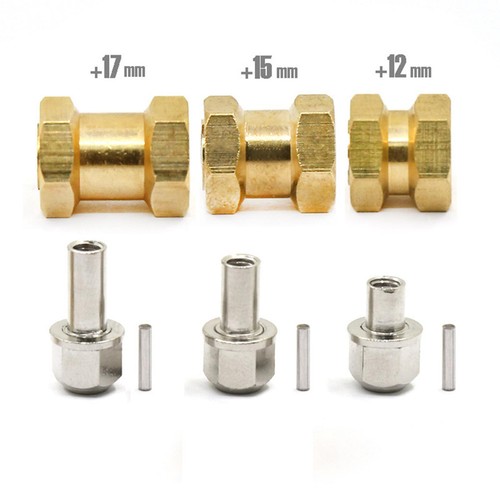 Heavier brass wheel - brass, hex