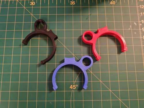 Kart chassis clips - clips, line