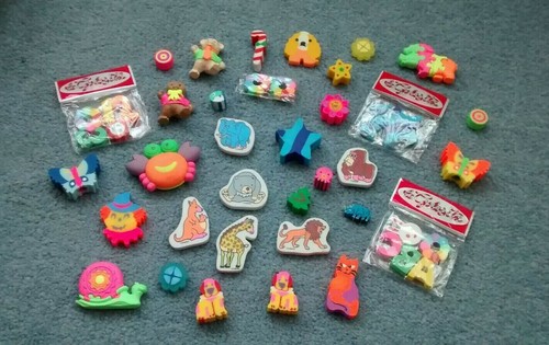 Vintage colourful rubber - colourful,
