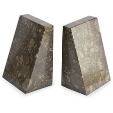 Onyx Marble Wedge Bookends