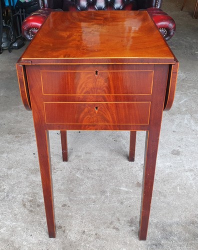 Georgian mahogany side table - mahogany,