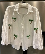 Musy muse blouse - shirt, palm