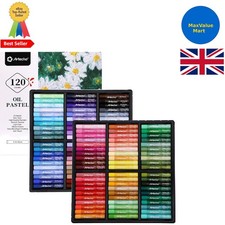 120-Color Oil Pastel Set with