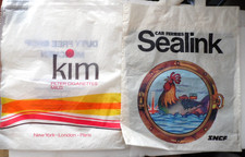 TWO Vintage Duty Free  plastic