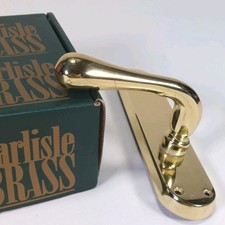 3x Carlisle Brass  Eden Wing Lob Latch Lock Bathroom Handles Polished Brass