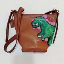 Coach Duffle 16 Brown B4