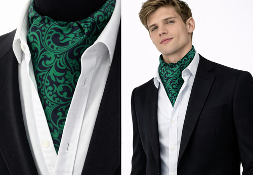Baroque men cravat - baroque, ascot