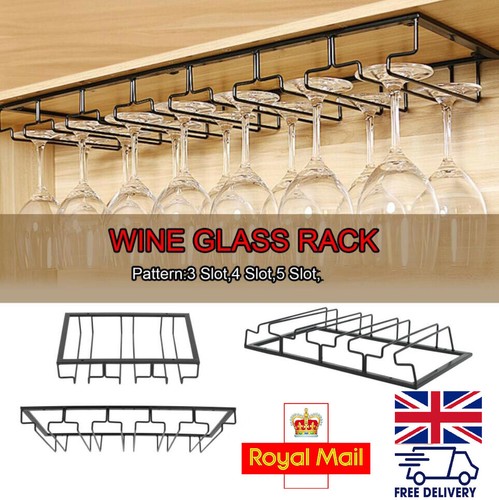 Slots wine glass rack - 3/4/5/slots,