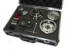 RDG WOOD LATHE CHUCK SET 95MM DIA M33 X 3.5 INDEXED BACKPLATE FACE PLATE