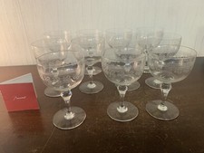 11 Water Glasses Pompadour