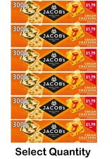 Jacob's Original Cream Crackers 300g, Select Quantity Below