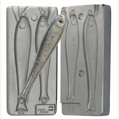 Mould for lead pirks - , 2