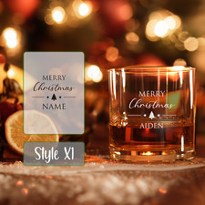 Personalised Christmas Whiskey