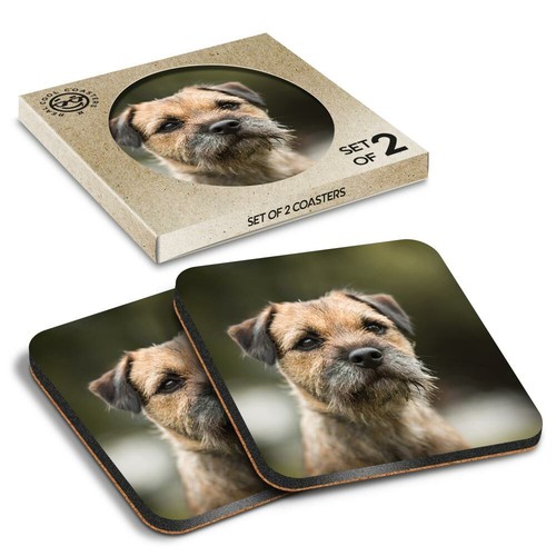 Boxed square coasters - boxed,