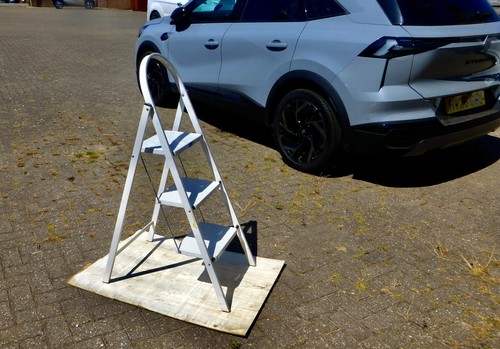 Folding step stool ladder - folding,