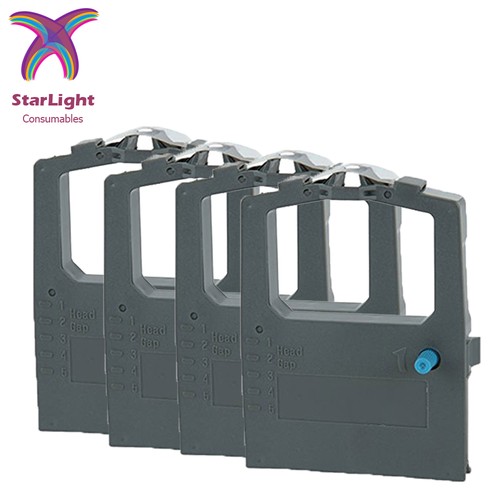 Black ribbon fits for oki - 4,