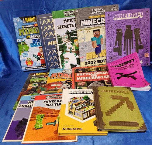 Lot minecraft books - 13,