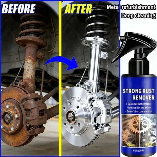 Car rust removal spray - removal,