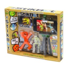 Stikbot Studio Pets - Kids Stickbots Stop Motion Animation App Movie Making Toy