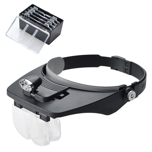 Headband magnifier with - headband, 2