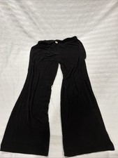 Vintage Black Slinky Wide Leg