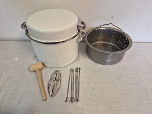 Vintage enamel crab lobster - vintage,