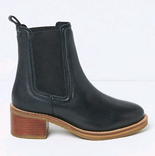 Fat face orla black leather - fat,
