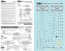 AVIAEOLOGY DECALS 1/72 Mosquito data airframe stencils (RCAF/RAF)