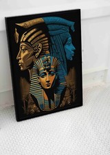 EGYPTIAN GODS PHARAOHS GODDESSES POSTER WALL ART PRINT ANCIENT EGYPT  A3 A4 SIZE