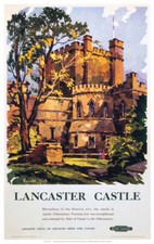 Vintage lancaster castle art - lancaster,