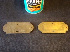 2 x Salvaged Vintage Brass
